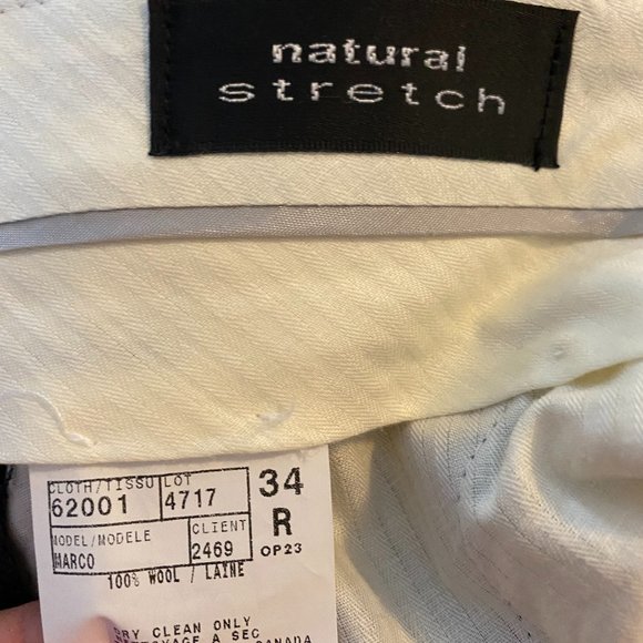 Victor International Men's Dress Pant 34R - Picture 2 of 7